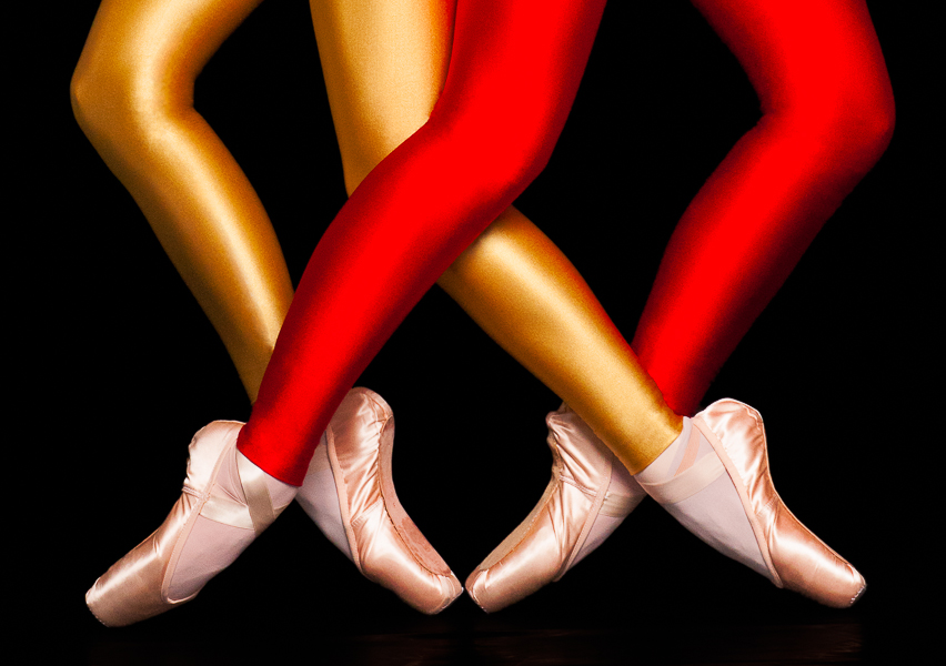 Pointe Shoes (promotional image for "Geometric Electric", a ballet choreographed by Laurel Benedict for B&M Dance Company)