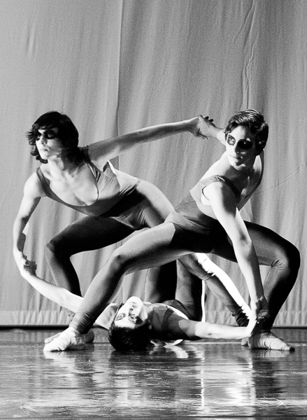 Group of Male Ballet Dancers in Heinz Manniegel's "Folias"